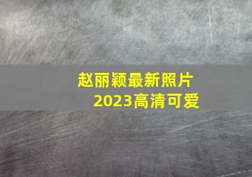 赵丽颖最新照片2023高清可爱