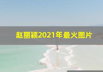 赵丽颖2021年最火图片