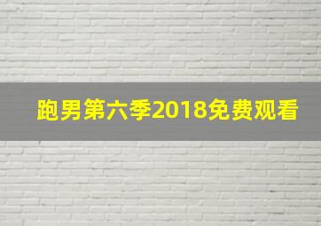 跑男第六季2018免费观看