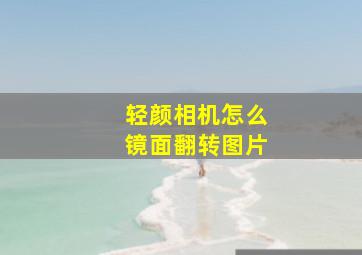 轻颜相机怎么镜面翻转图片