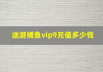 途游捕鱼vip9充值多少钱