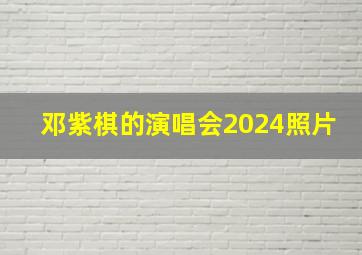 邓紫棋的演唱会2024照片