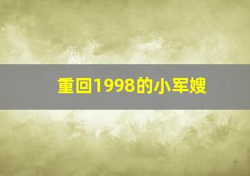 重回1998的小军嫂