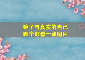 镜子与真实的自己哪个好看一点图片