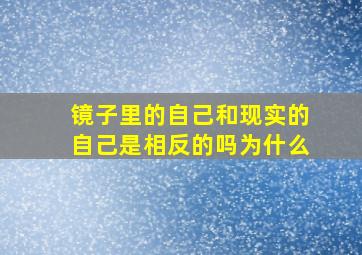 镜子里的自己和现实的自己是相反的吗为什么