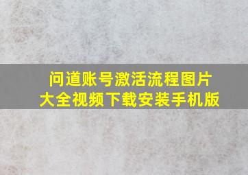 问道账号激活流程图片大全视频下载安装手机版