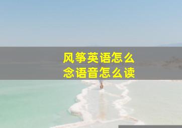 风筝英语怎么念语音怎么读