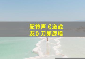 驼铃声《送战友》刀郎原唱