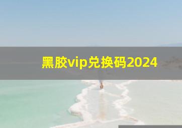 黑胶vip兑换码2024