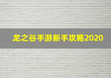 龙之谷手游新手攻略2020