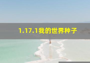 1.17.1我的世界种子