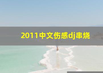 2011中文伤感dj串烧