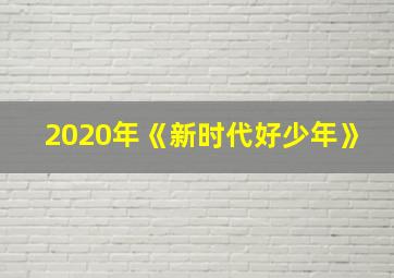 2020年《新时代好少年》