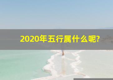 2020年五行属什么呢?