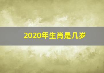 2020年生肖是几岁