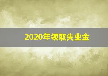 2020年领取失业金