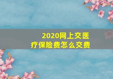 2020网上交医疗保险费怎么交费