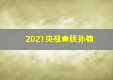 2021央视春晚孙楠