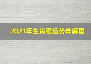 2021年生肖猴运势详解图