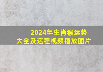 2024年生肖猴运势大全及运程视频播放图片