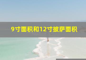 9寸面积和12寸披萨面积