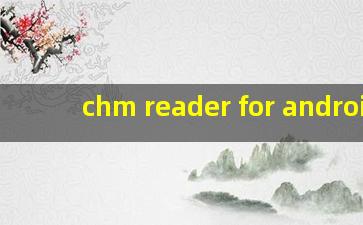 chm reader for android