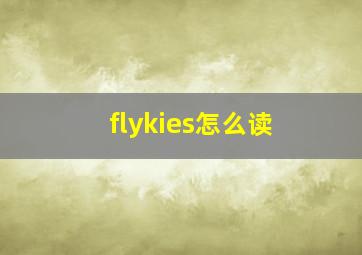 flykies怎么读