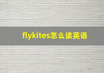 flykites怎么读英语