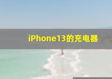 iPhone13的充电器