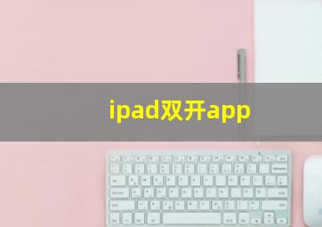 ipad双开app