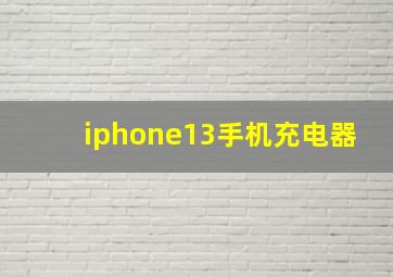 iphone13手机充电器