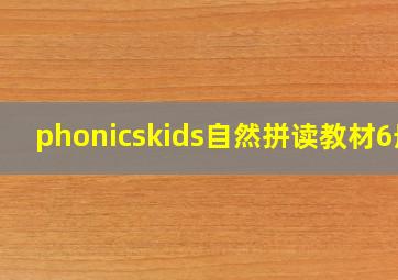 phonicskids自然拼读教材6册