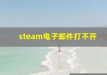 steam电子邮件打不开