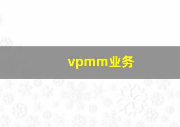 vpmm业务